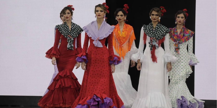 moda en los trajes de flamenca